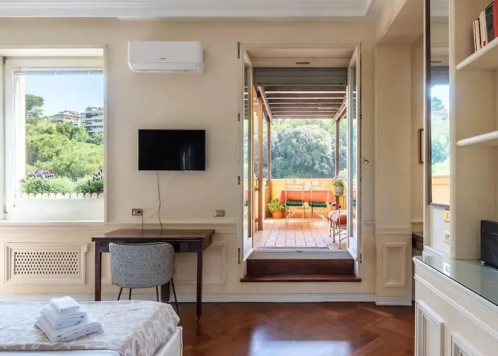 Apartment Delizioso Loft Con Terrazzo Panoramico A Flaminio